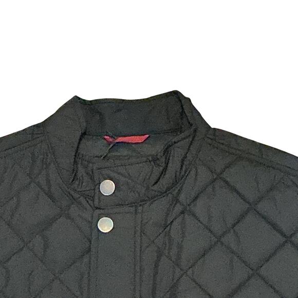 UNTUCKit Men's Wynnwood Black Lightweight Quilted Puffer Vest Size Large NWT - Picture 3 of 15